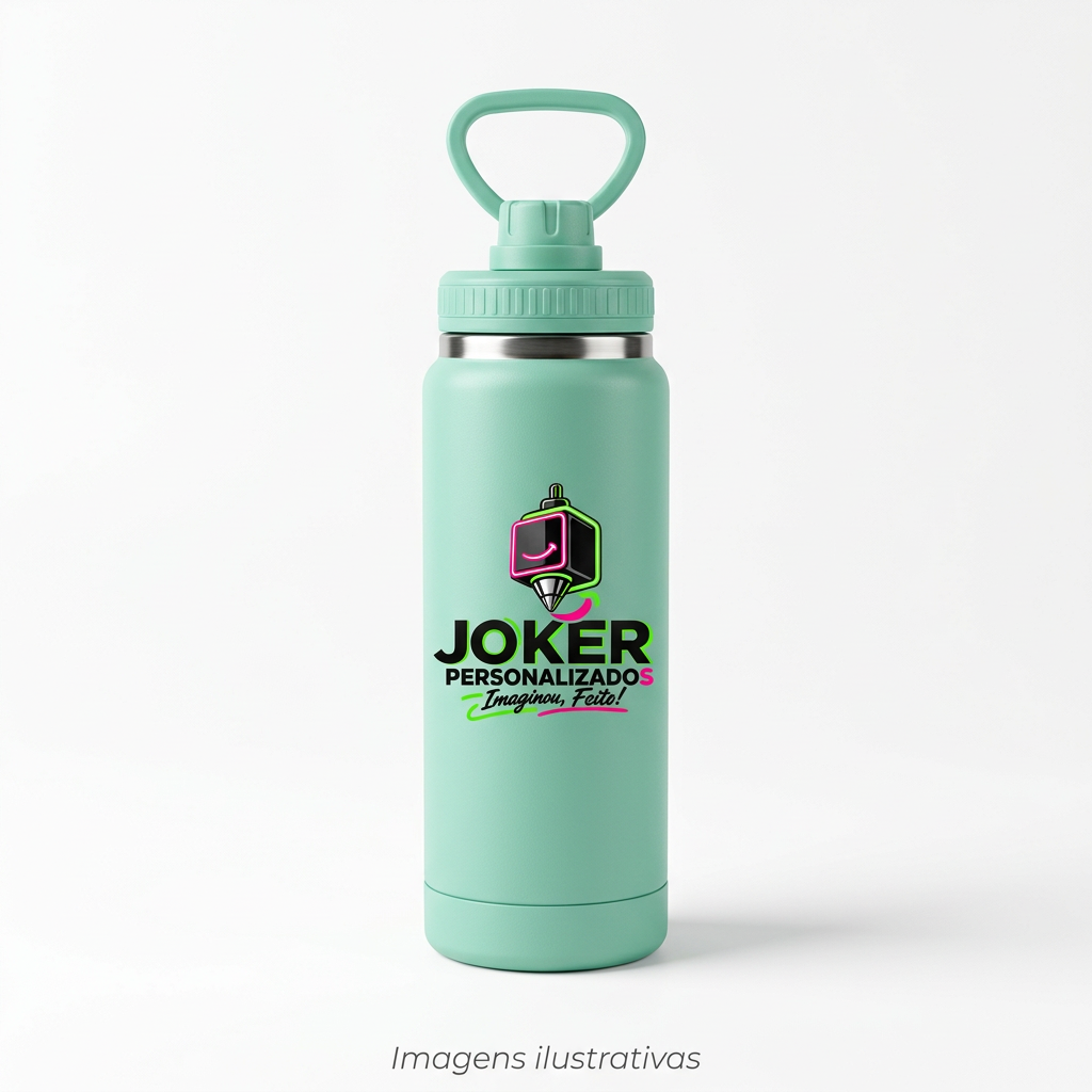 Garrafa Térmica 800 ml com Alça personalizado pela JOKER — foto 1