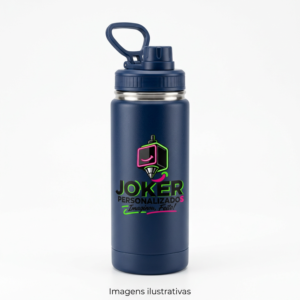 Garrafa Térmica 600 ml com Alça personalizado pela JOKER — foto 1